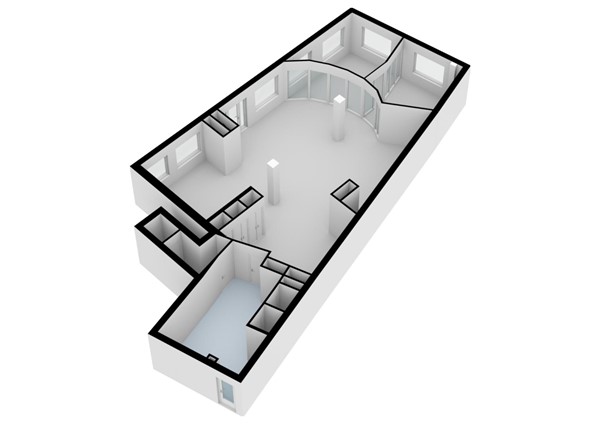 Floorplan - Oude Vismarkt 4, 1441 AM Purmerend